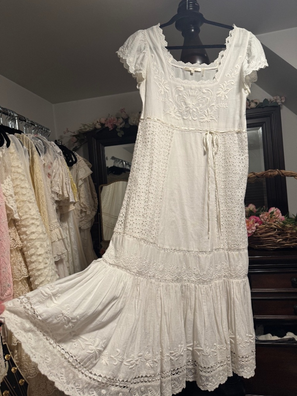 LoveShackFancy white Dress 4
